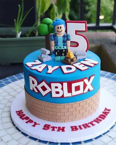 a birthday cake for a five year old boy