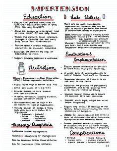 a handwritten resume is shown in red and black