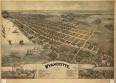 an old map of the city of wyancote