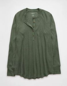 olive color in small pls:) Henley Neckline Waffle Knit Tops For Fall, Henley Neckline Tops With Button Closure For Loungewear, White Jeans Men, Athletic Fit Jeans, Henley T Shirt, Henley Sweater, Jean Trends, Loose Jeans, Medium Wash Jeans