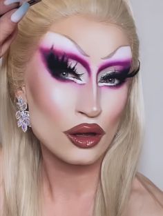 Basic Drag Makeup, Soft Drag Makeup, Beginner Drag Makeup, Easy Drag Makeup, Drag Inspired Makeup, Easy Drag Queen Makeup, Dark Queen Makeup, Pink Drag Makeup, Drag Queen Makeup Looks