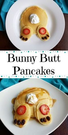 Easter Lunch Table, Easter Pancakes, Easter Bunny Pancakes, Bunny Pancakes, Savory Cakes, Homemade Pancake Recipe, Easter Breakfast