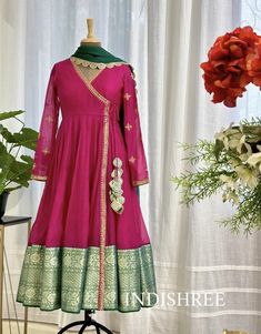 Dress Designs For Stitching, Pink Anarkali, Fashionable Saree Blouse Designs, Cutwork Blouse Designs