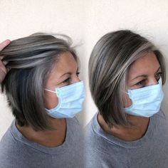 Gray Bob, Trending In 2023, Gray Hair Styles, Grey Bob