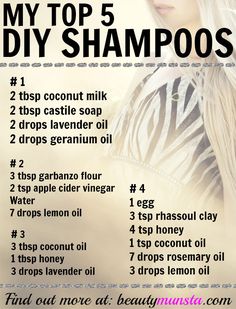 Natural Shampoo Recipes, Natural Shampoo Diy, Shampoo Recipe, Homemade Shampoo, Diy Shampoo, Homemade Lotion, Baking Soda Shampoo, Natural Shampoo, Natural Beauty Tips