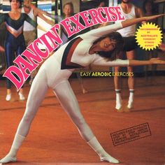 the cover of dance exercise magazine shows a woman in white leotards and tights