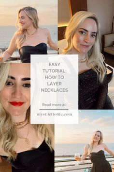 This is the best and easiest necklace layering tutorial. ​ ​With so many options to accessorize: layering necklaces is a great way to add dimension to any outfit! ​ ​Use this tutorial to get you started. Easy Necklace, Top Fashion Bloggers, Layering Necklaces, Necklace Layering, Easy Tutorial, Outfit Posts, Fashion Bloggers