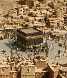 an old picture of kabah in the desert