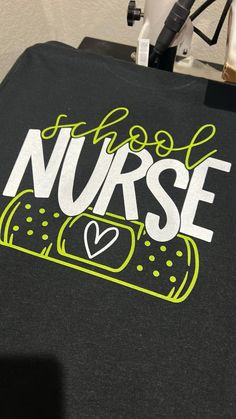 a black t - shirt with the words, that's not nurse on it