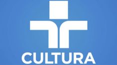 the logo for cultura church, which is located in front of a blue background