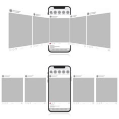 an image of a cell phone with multiple screens on the front and back, in different positions