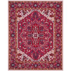 SAFAVIEH BLG546A Bellagio Red / Pink Image 1 Red Bedding, Area Rug Design, Rug Size Guide, Pink Area Rug, Contemporary Home Decor, Accent Rugs, Pink Rug, Home Rugs, Wool Area Rugs