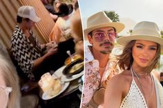 Tom Sandoval visto em bar com mulher misteriosa horas antes da notícia de Raquel Leviss Austin Proper Hotel, Raquel Leviss, Proper Hotel, Tom Sandoval, Mystery Woman, Ariana Madix, Vanderpump Rules, Having An Affair, Wearing A Hat