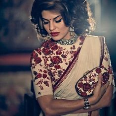 Sabyasachi Sarees, Floral Saree, Salwar Kamiz, Jacqueline Fernandez, Saree Trends, Fashion Portfolio, Indian Outfit, Desi Fashion