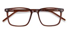 Brown rectangle eyeglasses available in variety of colors to match any outfit. These stylish full-rim, medium sized acetate eyeglasses include free single-vision prescription lenses, a case and a cleaning cloth. Wayfarer Glasses, Glasses Inspiration, Brown Glasses, Rectangle Eyeglasses, Four Eyes, Glasses For Men, Fashion Eye Glasses, Clear Frames, Stylish Glasses