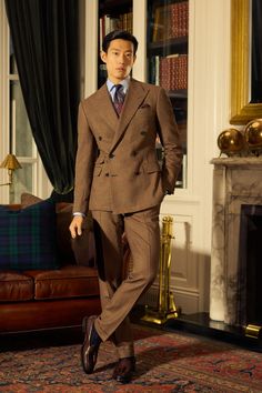 Mens Tailored Suits, Ralph Lauren Purple Label Men, Dapper Gentleman Style, 2024 Menswear, Ralph Lauren Fall, Ralph Lauren Menswear