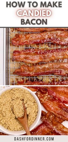 how to make candied bacon in the oven