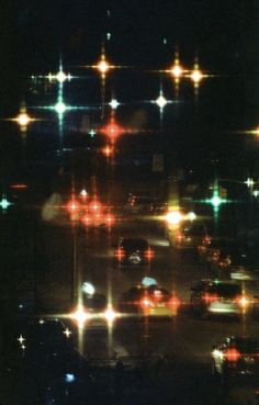 an image of traffic at night in the city