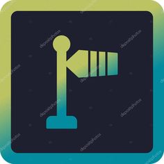 Vector illustration of modern Wind Sign icon Free Vector Images, Vector Art, Stock Vector, Vector Free, Vector Images, Signs