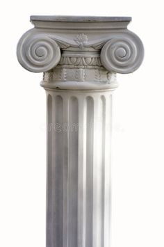 an image of a white column that is in the middle of some kind of sculpture