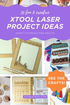 35 Easy xTool Project Ideas for Beginner Laser Cut Projects — Studio Art Beat Laser Cut Projects, Cut Crafts, Wooden Roses, Art Projects For Adults, Projects For Adults, Art Beat, Personalized Pencils, Homemade Valentines, Leather Bookmark