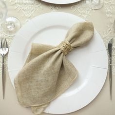 Natural Faux Jute Linen Dinner Napkins Looking for the perfect way to add a touch of rustic charm to your next event? Look no further than our faux jute napkins! These dinner napkins are perfect for creating a boho-chic or woodland-inspired tablescape, and they're also ideal for country-themed weddings and other special occasions. Made from durable fabric, our fake burlap napkins are absorbent and can be reused multiple times. Plus, they're easy to care for - simply hand wash them in cold water Burlap Napkins, Linen Dinner Napkins, Country Theme Wedding, Jute Fabric, Chic Table, Natural Boho, Tablecloth Sizes, Estilo Boho Chic, Burlap Fabric