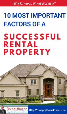 the front cover of a real estate brochure with an image of a house