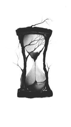 {Latest tattoo  designs and tattoo ideas huge collection of images.} Hourglass Tattoo Men, Scary Tattoos Dark Art, Hourglass Tattoo Design, Minimalist Tattoo Back, Tattoo Ideas Female Finger, Finger Tattoo Minimalist, Art Mort, Hourglass Art, Hour Glass Tattoo Design