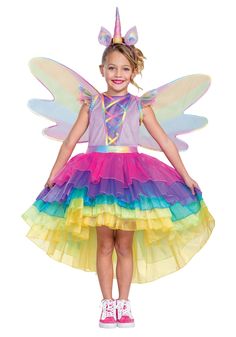 PRICES MAY VARY. Enchanting Design: This Girl's Unicorn Prestige Costume features a soft cuddle plush lavender top adorned with crisscross ribbons and layered tulle sleeves, perfect for transforming your child into a magical unicorn for Halloween, cosplay, or dress-up fun. Comfortable Fit: The pullover dress includes a convenient zipper down the center back, ensuring easy dressing and a secure fit. The multi-colored tulle layers on the skirt add a touch of whimsy and flow gracefully with every t Girl Unicorn Costume, Unicorn Costume Kids, Unicorn Halloween Costume, Tiger Costume, Lavender Tops, Unicorn Halloween, Unicorn Costume, Organza Skirt, Unicorn Kids