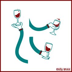 two glasses of wine are being held up by their hands, while the other one is holding