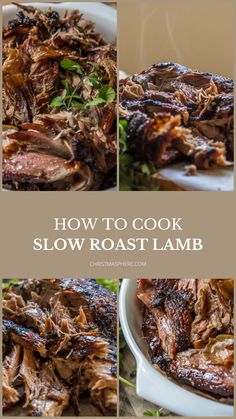 how to cook slow roast lamb