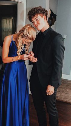 Blue Long Prom Dress, Prom Photoshoot, Blue Prom Dresses, Prom Poses, Zach Herron