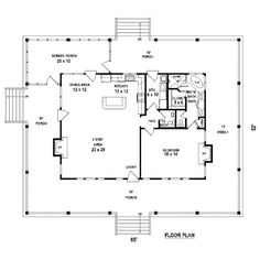 the floor plan for this house