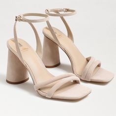 Oders Ship Next Day In Recycled Packaging The Perfect Nude Heel For Any Occasion Size 8.5 Condition 10/10 Brand New Never Worn Retails For $140 Will Provide Measurements If Needed Beige Leather Block Heels With 4-inch Heel, Classic Beige Heels With 4-inch Heel, Beige Suede Heels With Padded Heel, Cream Suede Heels With Round Toe, Beige Ankle Strap Heels With 4-inch Heel, Beige Almond Toe Heels With 4-inch Heel, Beige High Heel Shoes, Beige Suede Open Heel Heels, Beige Suede Heels With Open Heel