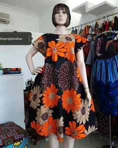 30s Wardrobe, Summer Dress Wedding, Party Dress Summer, Dress African Print, Simply Dresses, African Wear Dresses