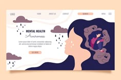 Health Landing Page, Electrician Services, Brochure Design Layout, Mental Health Posters, Landing Page Template, Graphic Design Layouts, Canva Design, Cute Anime Wallpaper, Page Template