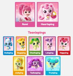 catch teenieping characters Series On Netflix, Kawaii Outfit Ideas, Korean Series, Barbie Doll Set, Anime Vs Cartoon, Chibi Anime Kawaii, Iphone Wallpaper Quotes Love, Glitter Force