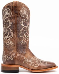 Shyanne Women's Lasy Western Boots - Square Toe, Brown Western Wedding Boots, Shyanne Boots, Womens Cowgirl Boots, Wedding Boots, Ariat Boots, Roper Boots, Boots Square Toe, Western Boot, Cowboy Boot