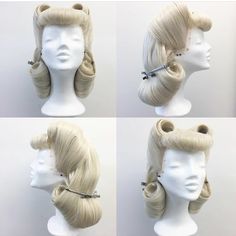 Queen Hairstyles, Cabelo Pin Up, Retro Updo, 1940s Hairstyles, Fashion Basics, Rockabilly Hair, Retro Pinup, Pin Curls, Pin Up Hair