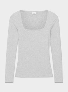 LUXE LOUNGE DEN LONGSLEEVE | Aritzia Seamless Long Sleeve Top For Fall, Fall Scoop Neck Long Sleeve Top For Everyday, Luxe Lounge, Nyc Model, Cute Preppy Outfits, Stockholm Fashion, Unique Outfits, Preppy Outfits, Ribbed Fabric