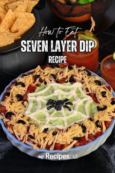 an easy and tasty seven layer dip recipe