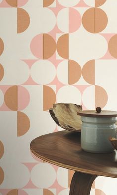 geometric teens bedroom wallpaper ideas Motion Wallpapers, Wall Feature, Blush Wallpaper, Metallic Pattern, Canvas Background, Dining Room Wallpaper, Wall Diy, W Wallpaper, Art Deco Pattern