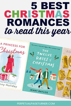 3 book covers in a row on an off white background with text saying 5 best Christmas romances to read this year Christmas Fiction Books, Christmas Rom Com Books, Fluffy Romance Books, Holiday Reading List, Holiday Romance Books, Best Christmas Books