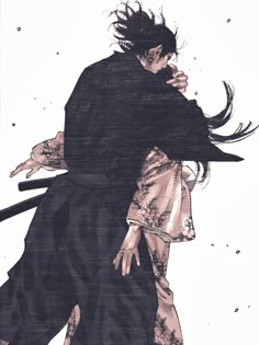 Musashi And Otsu, Vagabond Manga Colored, Manga Colored, Graphic Poster Art, Anime Couples Manga, Cute Friends