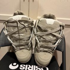 Brand New Pair Of Osiris D3 2001 Beige, Dead Stock Size 9us Osiris D3, Osiris Shoes, Playing Dress Up, Aura, Athletic Shoes, Men's Shoes, Color White, Dress Up, Man Shop