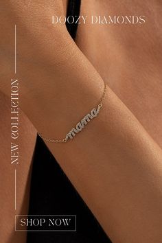 Cursive Font, Bracelets For Women, Diamond Bracelets, Stylish Accessories, Round Diamond, Accessories Design