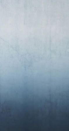 an abstract painting with blue and gray tones