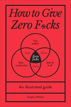 the book how to give zero f - bucks by stephen widdish, with an image