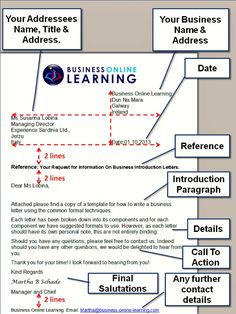 an image of a business letterhead with the words learning on it and instructions to use it