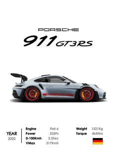 the porsche 917 gtr is shown in this advert for porsche's 9117